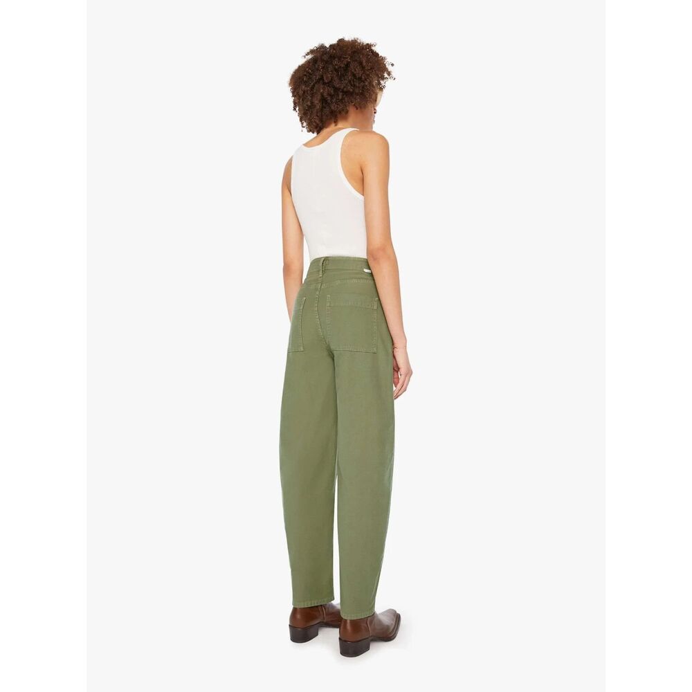 NEW Mother Fangirl Fatigue Flood High Rise Wide Barrel Pants Dried Herb Sz 28 - Picture 3 of 9